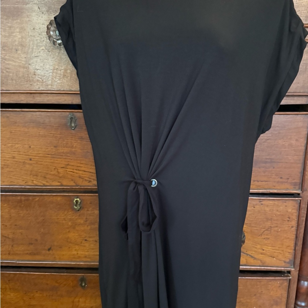 Lovers + Friends black t-shirt mini dress